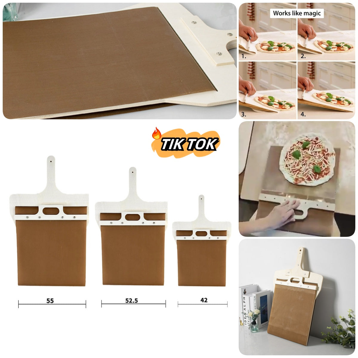 3 Sizes Sliding Shovel Storage Board